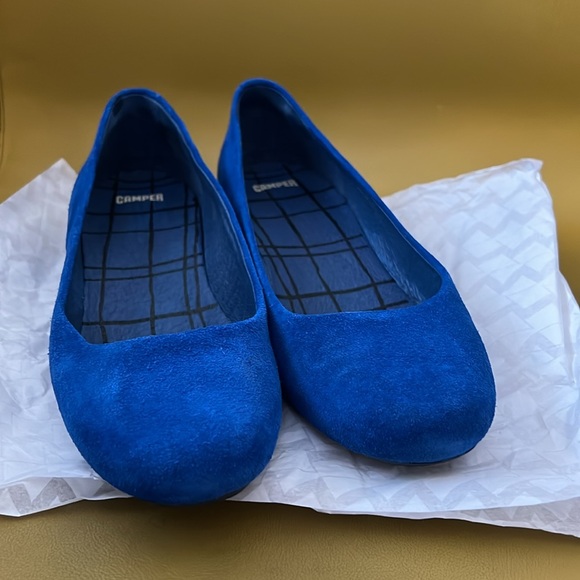 Camper Sinuosa Suede Wedge Size 10 - Picture 2 of 12